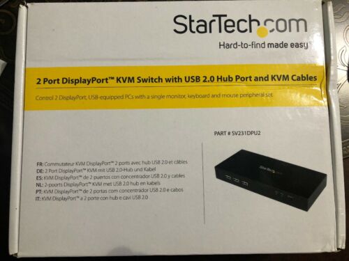 StarTech 2-Port DisplayPort KVM Switch