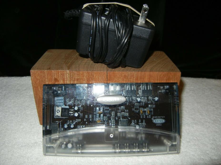 Belkin F5U021 USB 4-Port Hub + Power Cord