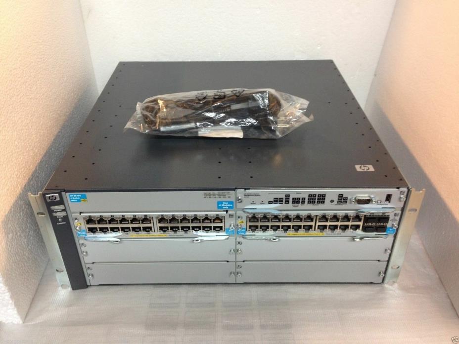 J9539A HP 5406-44G-PoE+-4G-SFP v2 zl Switch with Premium Software