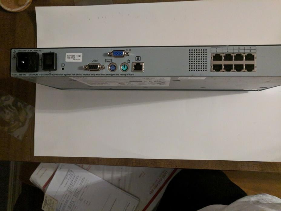 Dell PowerEdge 180AS - KVM switch - 8 ports + 3 pods + expansion switch