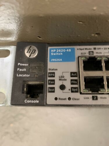HP Procurve 2620-48 Layer 3 Switch (J9626A) Network Device