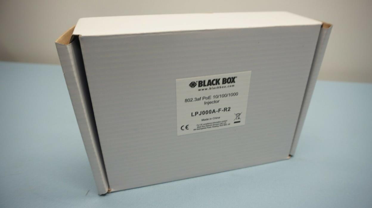 Black Box LPJ000A-F-RZ PoE Injector (19C)