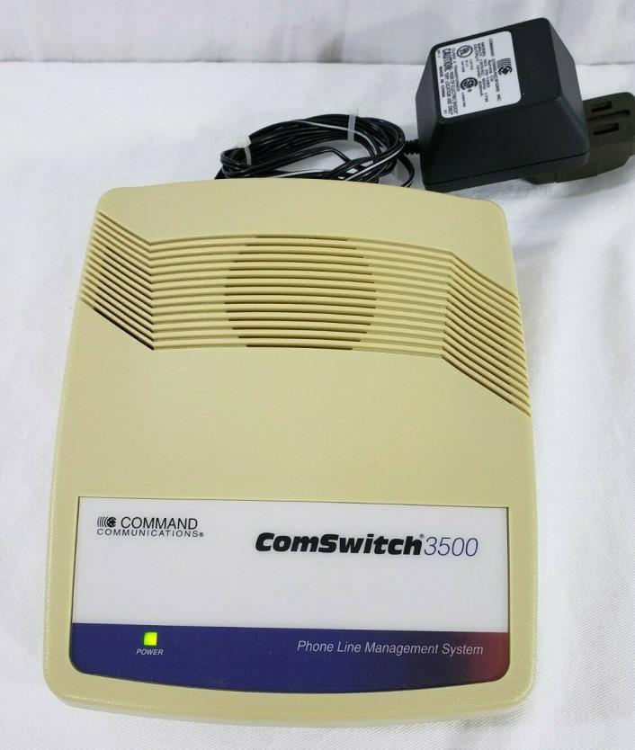 Command Communications 3-Port Phone Modem Line Sharing Device ComSwitch3500
