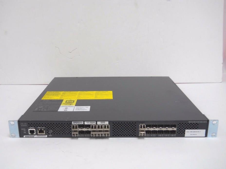 Cisco DS-C9100 Series DS-C9124-K9 V07 Multilayer Fabric Switch