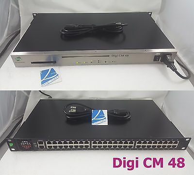 DIGI CM48 48-PORT RJ-45 Console Management Server CM-48