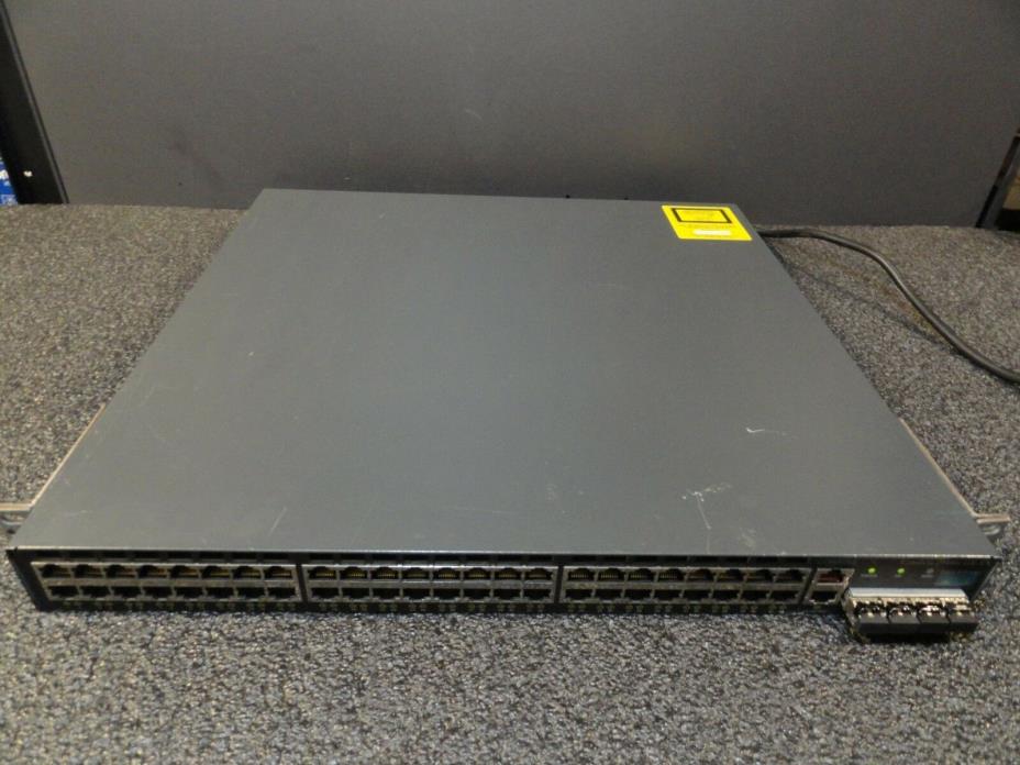 Cisco Catalyst 2948G 48-Port 10/100/1000 WS-C2948G-GE-TX w/ Rack Ears