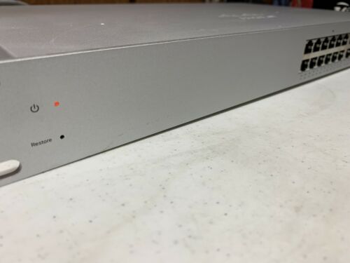 Cisco Meraki MS220-24P-HW 24-Port GbE and Poe Switch - Unclaimed Cloud Managed