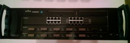 Asita LineSpeed GS2 managed 10/100 Ethernet / gigabit fiber VPN capable switch.
