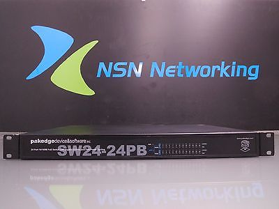 Pakedge Device & Software SW24-24PB 24-Port PoE Managed Switch w/ Rack Ears