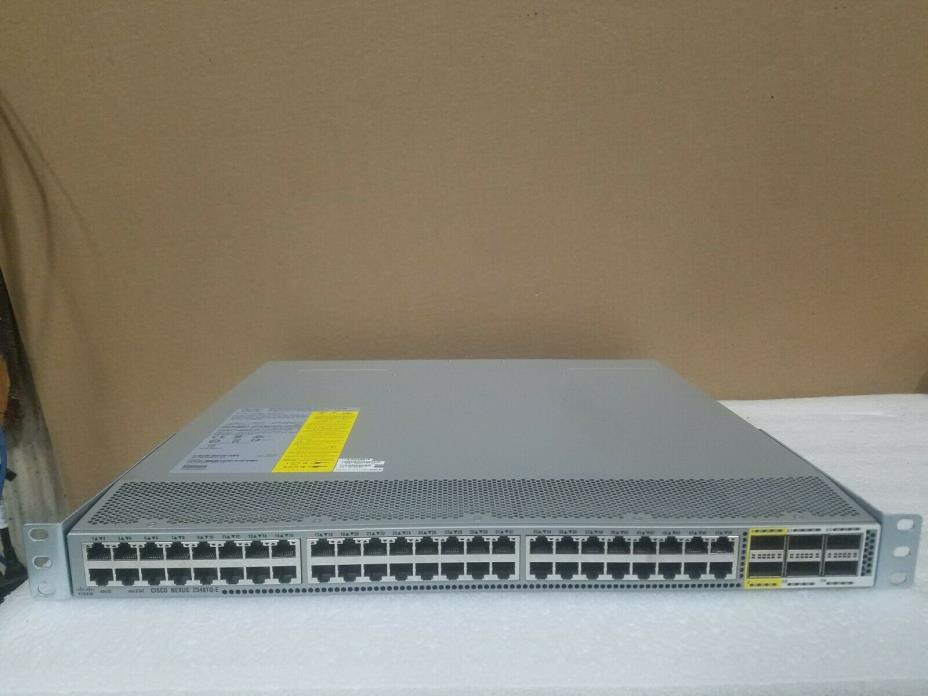 Cisco Nexus N2K-C2348TQ-10G-E V01 24 Port SFP+ Dual AC Switch