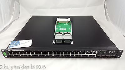Dell POWERCONNECT 6248P POE 48-PORT Gigabit Switch GM765 Uplink Module