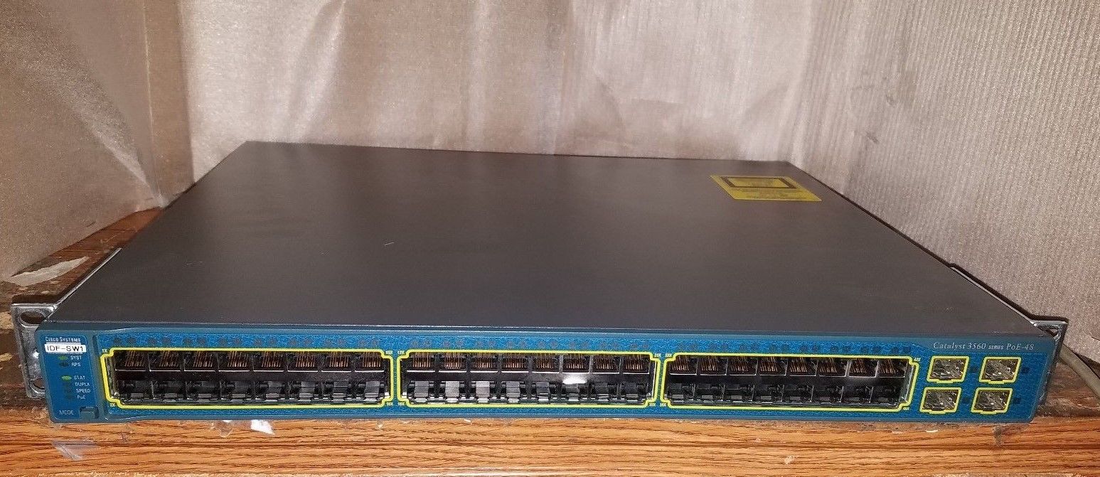 Cisco Catalyst 3560 Series PoE 48 Port Switch  WS-C3560V2-48PS-S V04