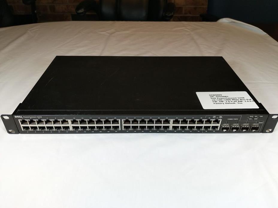Dell PowerConnect 5448 48-Port Managed Gigabit Switch W/ Rack Ears