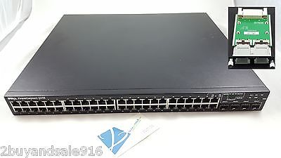 Dell PowerConnect 6248 48-Ports Gigabit Ethernet Switch w/ CX4 Uplink Mod GM765
