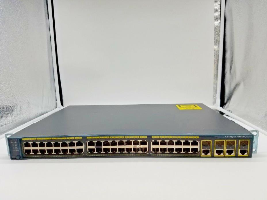 CISCO WS-C2960G-48TC-L 48 Port Gigabit Ethernet Switch C2960G