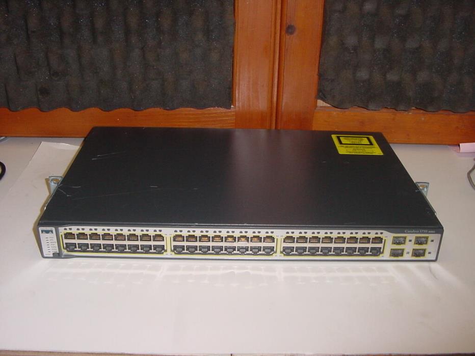 Cisco systems  Catalyst 3750 Series 48 Port