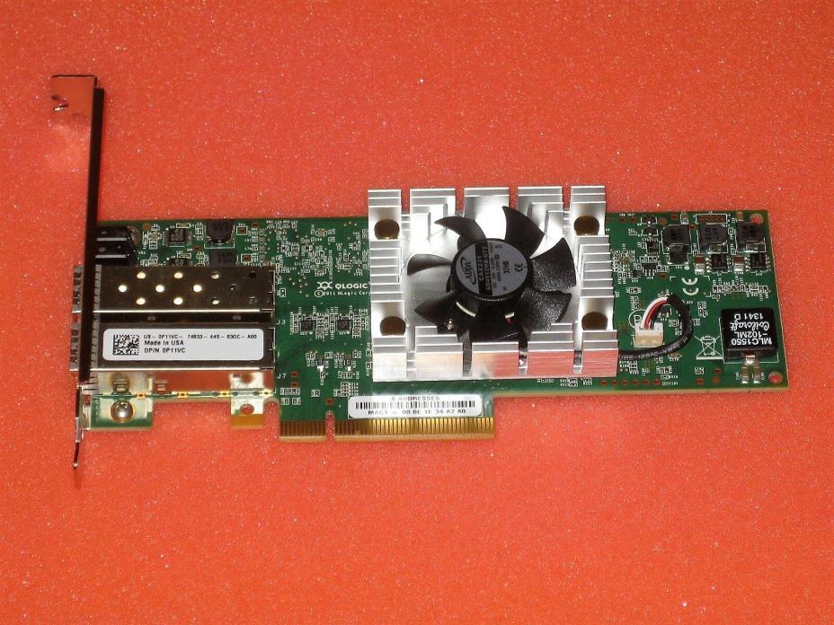 Dell QLOGIC QLE8262 10GBE SFP+ 2Ports PCIeX8 HBA Network Adapter P11VC 0P11VC