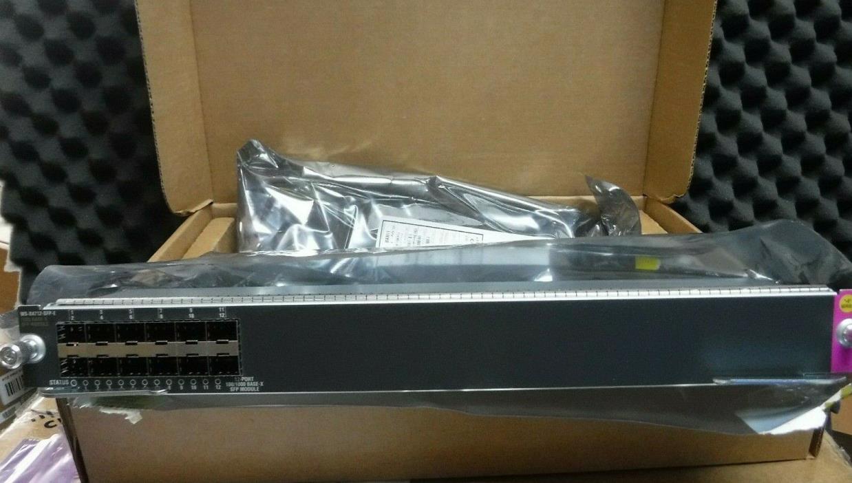 Cisco WS-X4712-SFP-E Catalyst 4500E Series 12-Port GE Module *1-Year Warranty!*