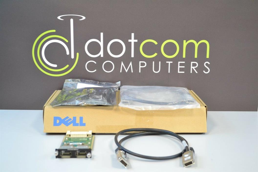 Dell PowerConnect YY741 With Stacking Cable Kit 10Gb Module 6224 6248P NEW 6248
