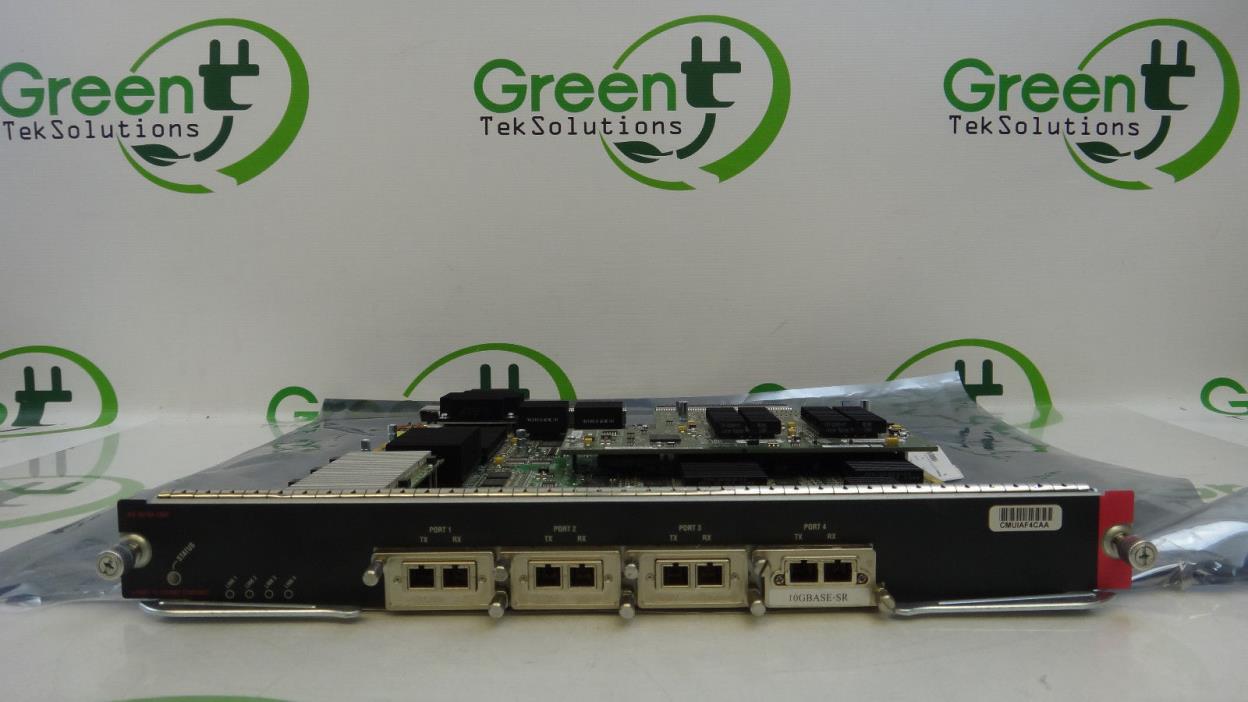 Cisco WS-X6704-10GE 4-Port 10 Gigabit Ethernet Module w/ WS-F6700-CFC 4x 10GB-SR