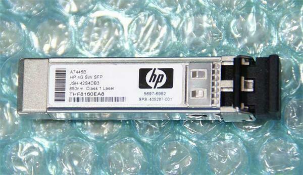 New HP A7446B StorageWorks 4G SW SFP Transceiver AFBR-57R6AEZ-HP A7446-63002