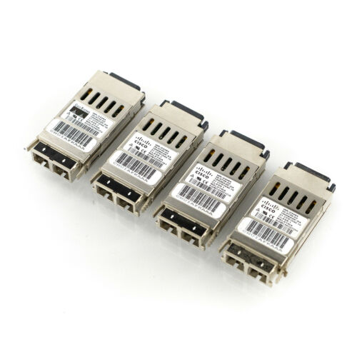 Lot of 4 Cisco Systems WS-G5484 1000Base-SX Gigabit Mini GBIC Modules 30-0759-02