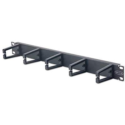 Belkin Cable Raceways 19-Inch Rackmount Management Panel With 5 D-Rings (1U)