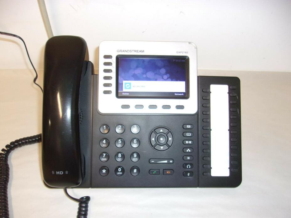 GRANDSTREAM GXP2160 IP PHONE WITH POWER SUPPLY  RESET