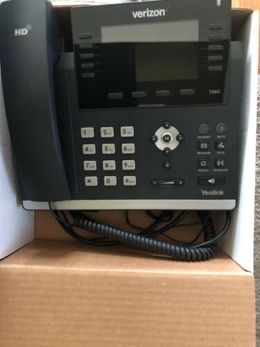 Verizon Yealink T46G 6-Line Gigabit VoIP Phone In The Box