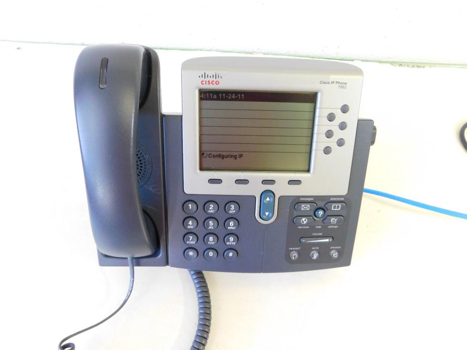 Cisco 7962 IP Phone w/Handset!