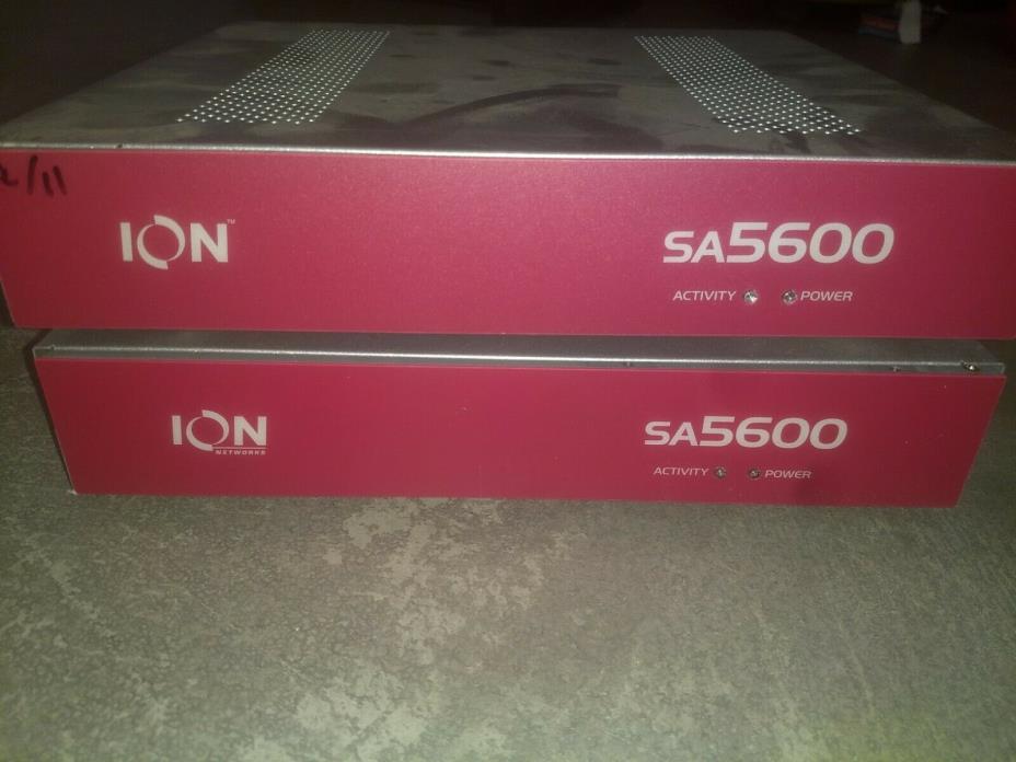 Two ION Networks SA5600 series Secure Appliance SA5610 and SA5625-QWT