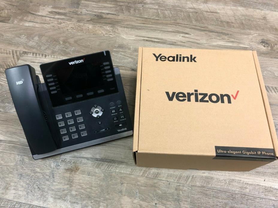 Verizon Yealink SIP-T46G Gigabit IP Phone - Excellent  Condition
