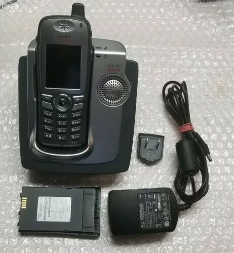 *REFURBISHED* CISCO CP-7921G-A-K9 WIRELESS IP PHONE, CHARGER, BATT & PWR SUPPLY
