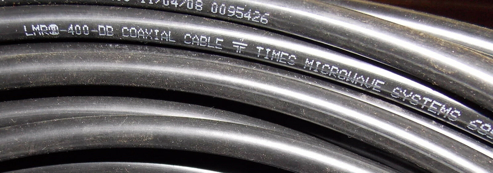 LMR400DB (Direct Burial) 100ft TIMES Microwave Antenna Coaxial Cable 68999 RG174