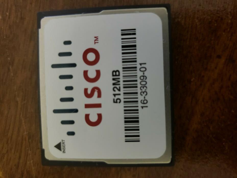 512MB Genuine Cisco Compact Flash Card MEM-CF-512MB