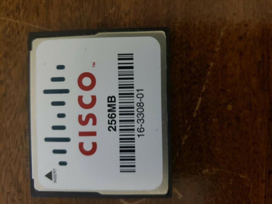 Genuine Cisco 256MB Compact Flash CF MEM-CF-256MB 16-3260-01