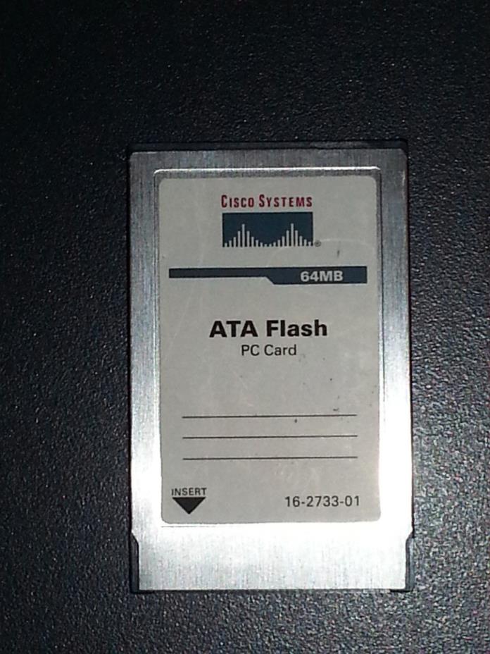 64MB CISCO ATA FLASH PC CARD MEM-I/O-FLD64M I/O Controller 7200 7500 Router