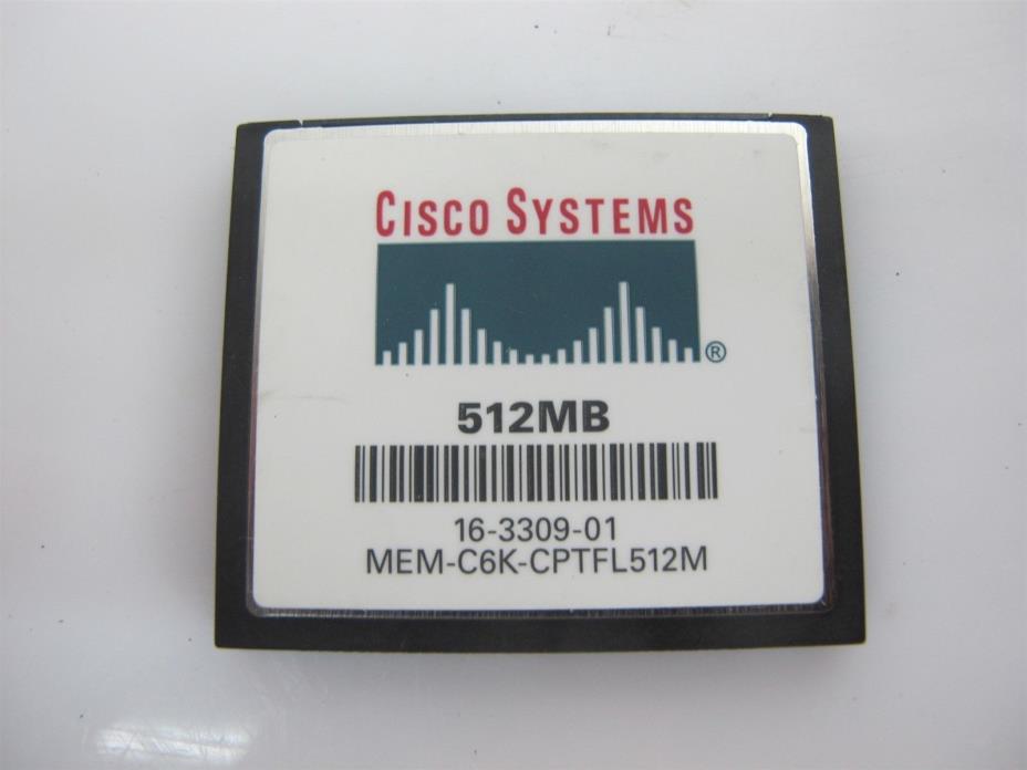 Cisco 512MB Compact Flash CF Memory Card 16-3309-01