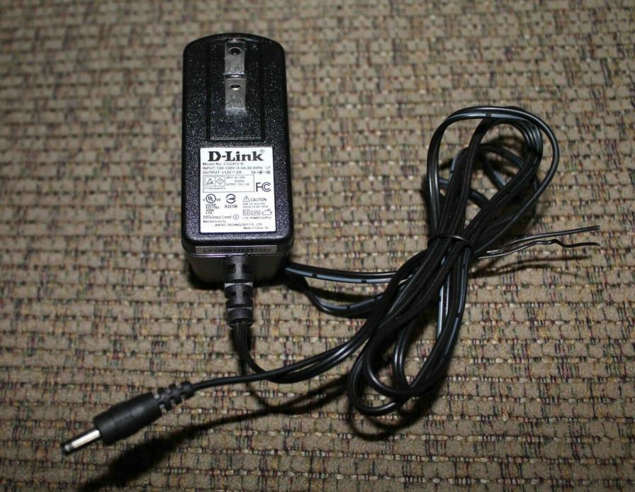 Genuine D-Link Router 12V 2A Power Supply AC Adapter CG2412-B DLink - FREE SHIP