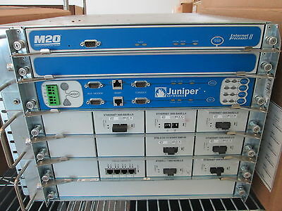 Juniper M20 Internet Processor Backbone Router Chassis + (6) 1000Base-SX Module