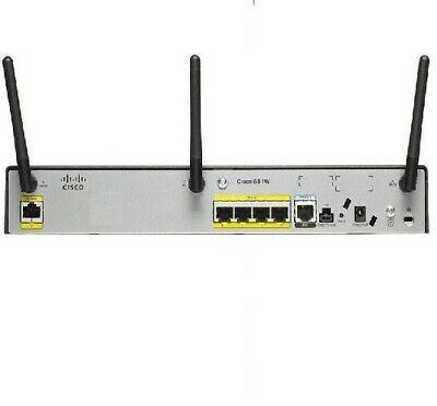 Used Cisco CISCO881W-GN-A-K9 881-W Ethernet Wireless N Router 802.11n