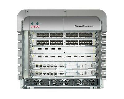 CISCO ASR-9006-DC w/ 2x A9K-RSP440-SE, A9K-24X10GE-SE, 3x DC - LIFETIME WARRANTY