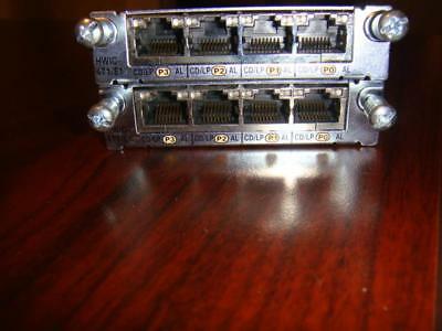 Genuine Cisco HWIC-4ESW 4 Port 10/100 Ethernet Switch Interface Card