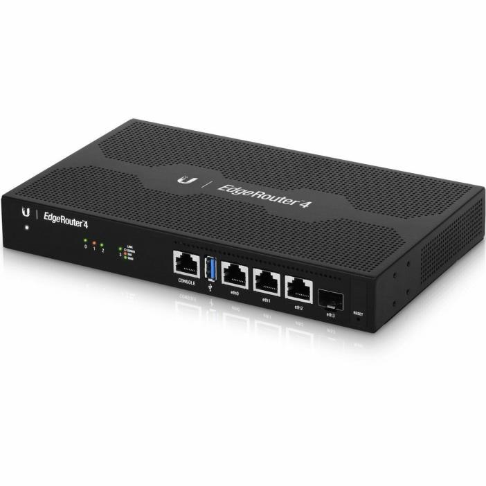 Ubiquiti EdgeMAX EdgeRouter 4, 4-Port Gigabit Router with 1 SFP Port ER-4