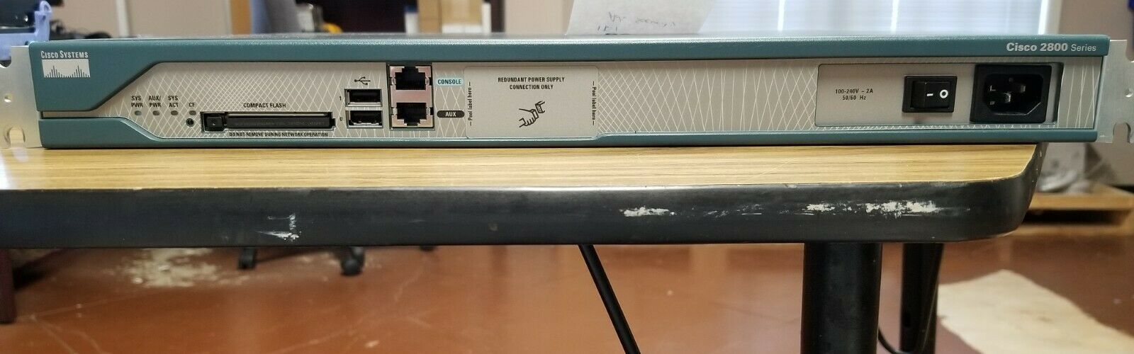 Cisco 2811 2-Port 10/100 Wired Router (CISCO2811) with 3 x Line Cards