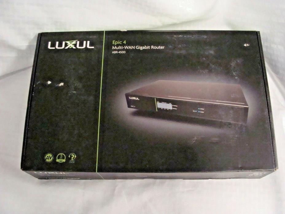 Luxul ABR4500 Epic 4 Multi-Wan Gigabit Router