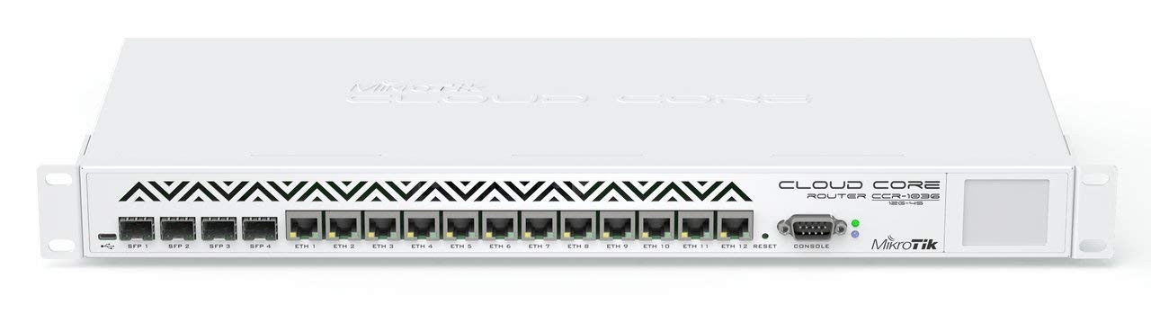 MikroTik CCR1036-12G-4S Cloud Core Router 12xGbit LAN, 4xSFP, Rack-Mount