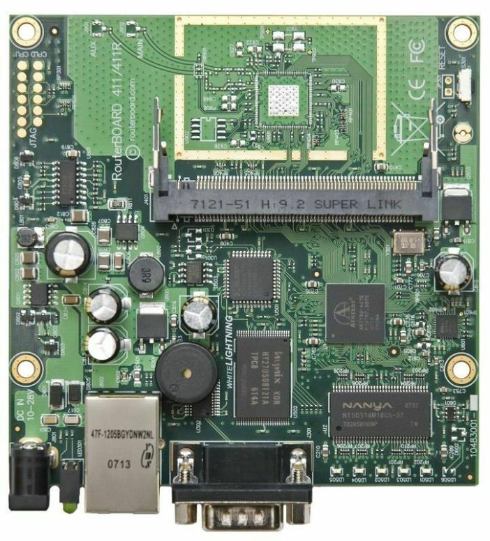 MikroTik RouterBOARD RB411AH lic. Levl4 Access point