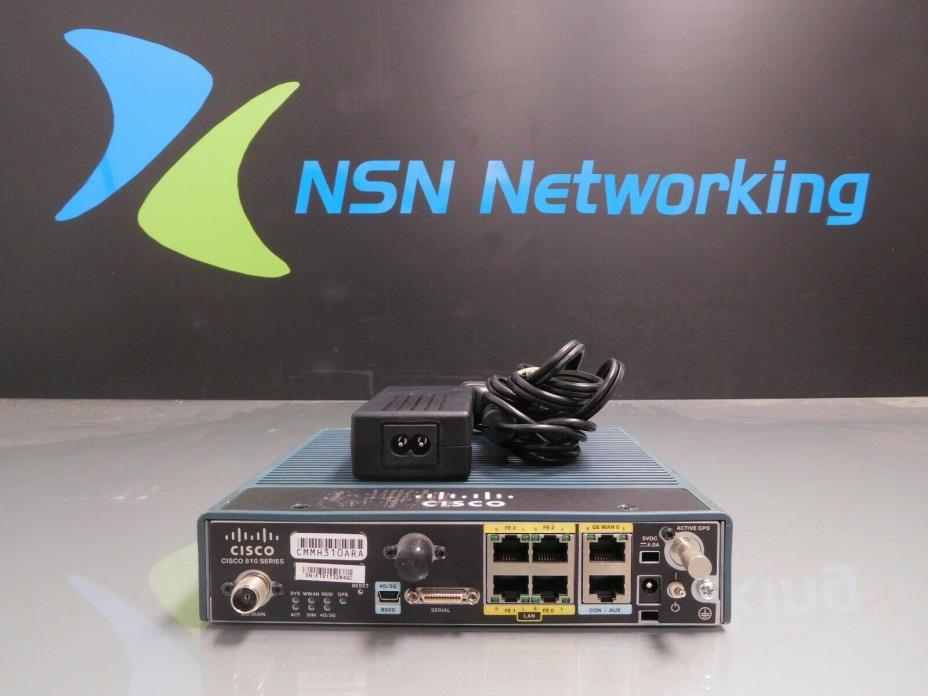 Cisco 819 C819G-4G-V-K9 V01 4G LTE M2M Integrated Service Router For Verizon