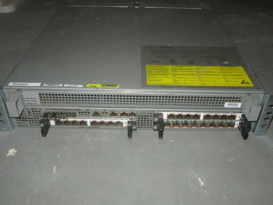Cisco ASR 1000 Series Router ASR1002 V04 w/ ASR1000-ESP5 and ASR 1002 Dual PSU